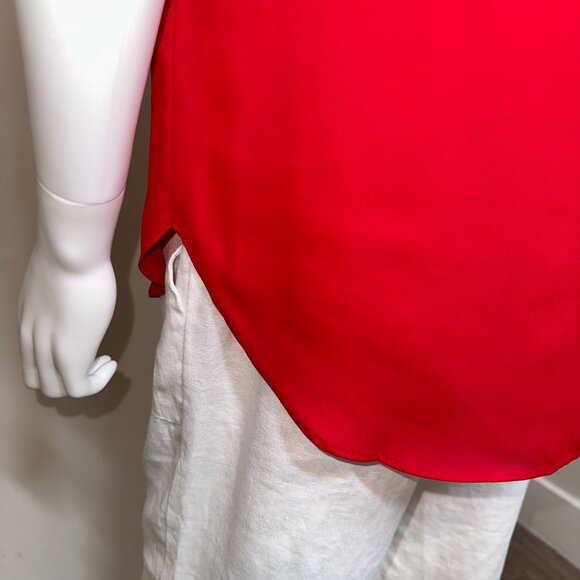 KRISA: NWT, Tunic Tank Top, Size - M, Color - Bright Red/Milan, MSRP - $99 - Picture 6 of 7